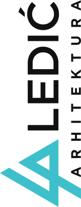 Ledić Arhitektura monogram